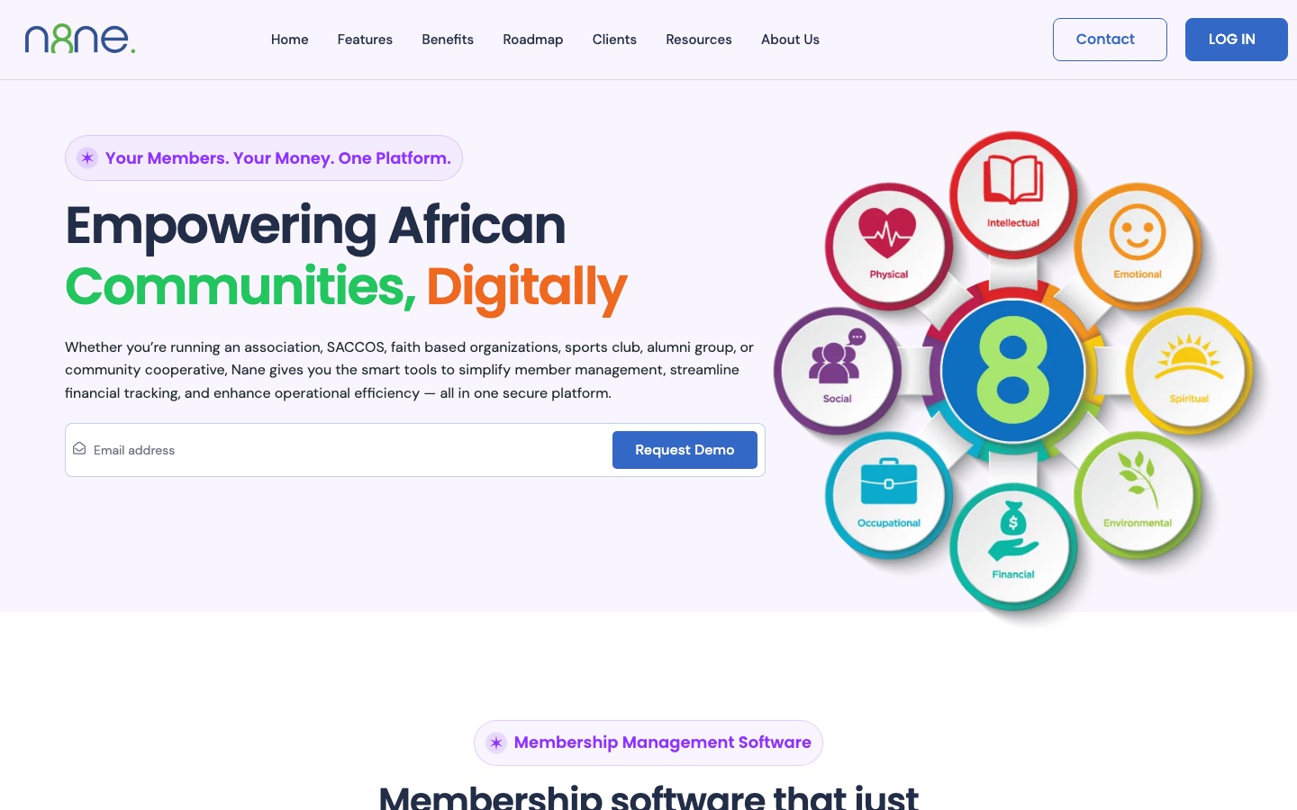 The Nane website: Empowering African communities, digitally